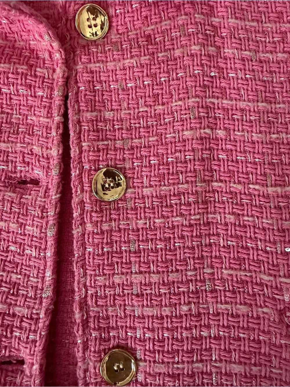 Zara Pink Tweed jacket